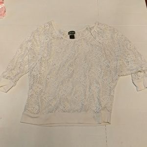 Wet seal lace 3/4 sleeve